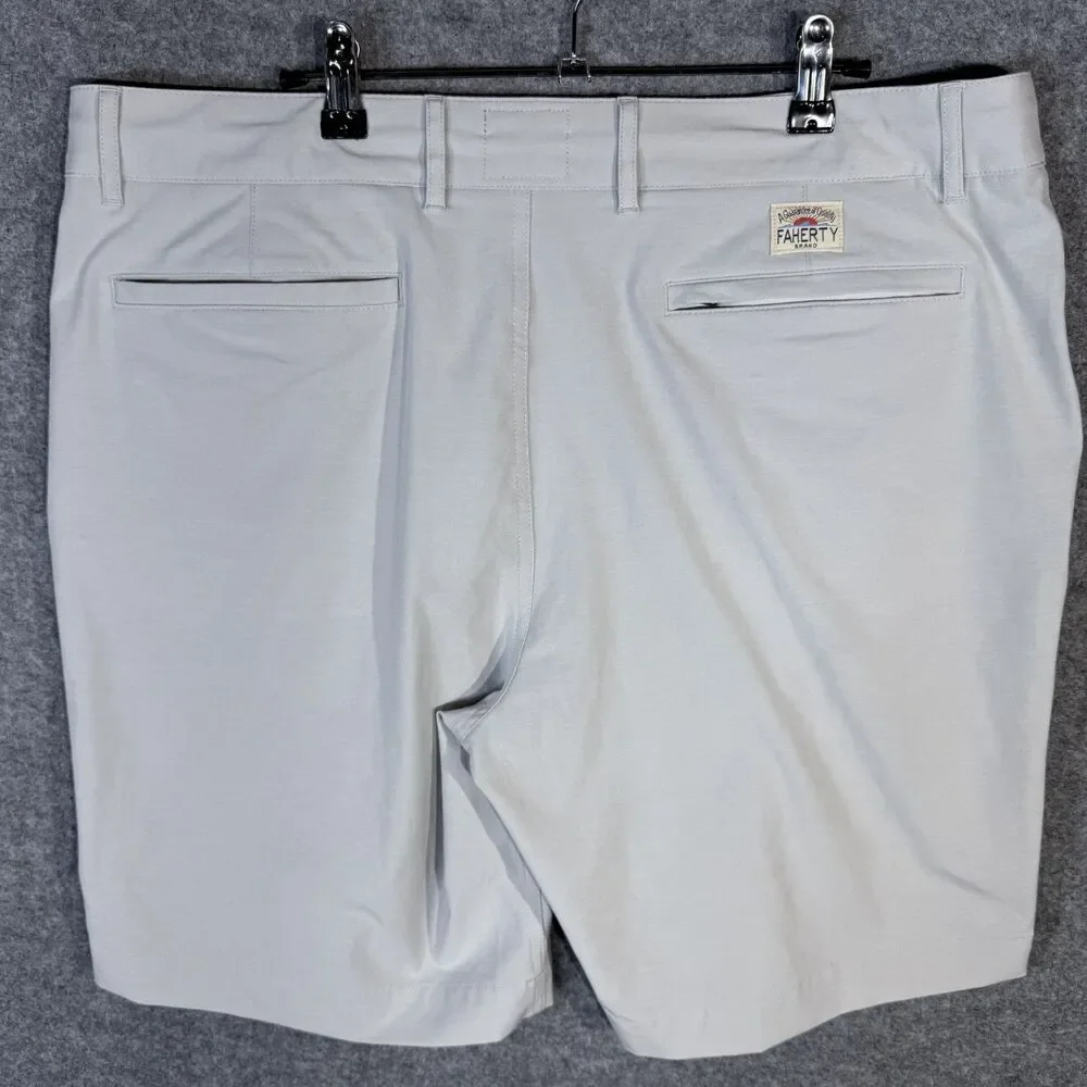 Faherty All Day Shorts Men's Light Gray‎ Casual Shorts Size 36